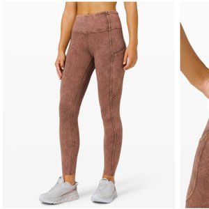 LIKE NEW Lululemon Fast and Free High Rise 25”
